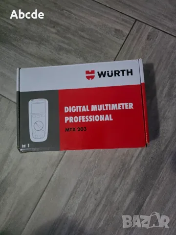 Професионалния цифров мултиметър Würth MTX 203