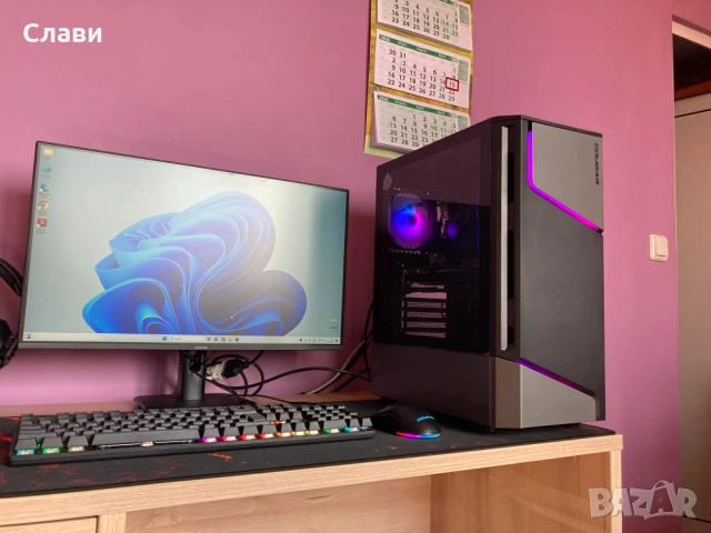 Геймърски компютър Intel core I5, NVIDIA GTX 750TI, SSD, Windows 11