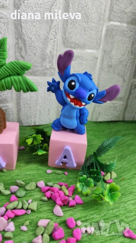 Кубчета с име с любимият Стич!!, снимка 7 - Декорация за дома - 52429019