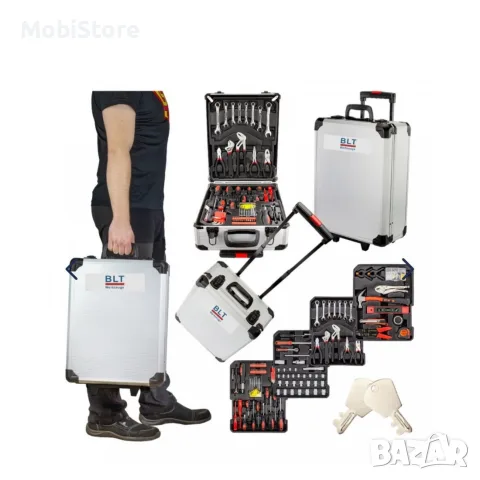 КУФАР С ИНСТРУМЕНТИ 1050 ЧАСТИ BLT WERKZEUGE, снимка 2 - Куфари с инструменти - 56149654
