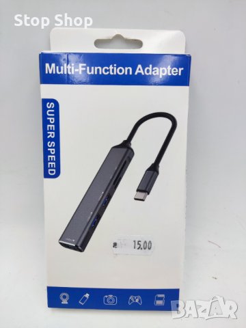 Type C адаптер USB High Speed , снимка 1 - USB кабели - 44277418