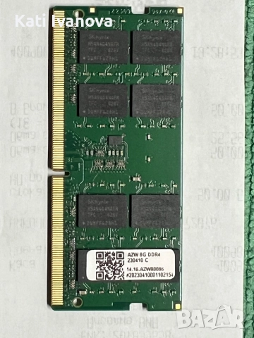 AZW 8GBX2 DDR4 Sodimm 230410 C 14.16.AZW00086 LAPTOP RAM
