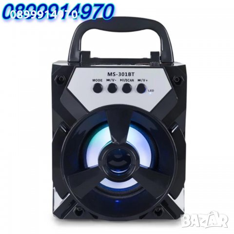 Блутут колонка с FM Радио, USB вход, AUX и TF карта, снимка 1
