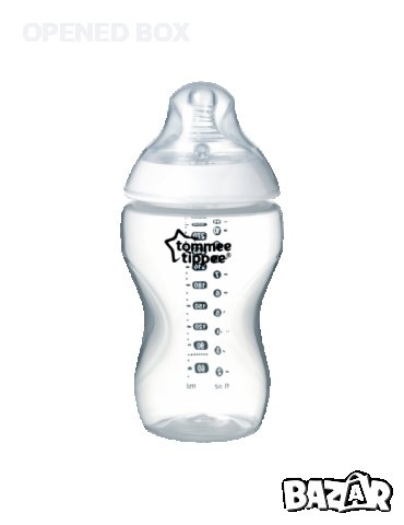 - 70 % Шишета Tommee Tippee 340 мл, С биберон за хранене, снимка 2 - Прибори, съдове, шишета и биберони - 38719256