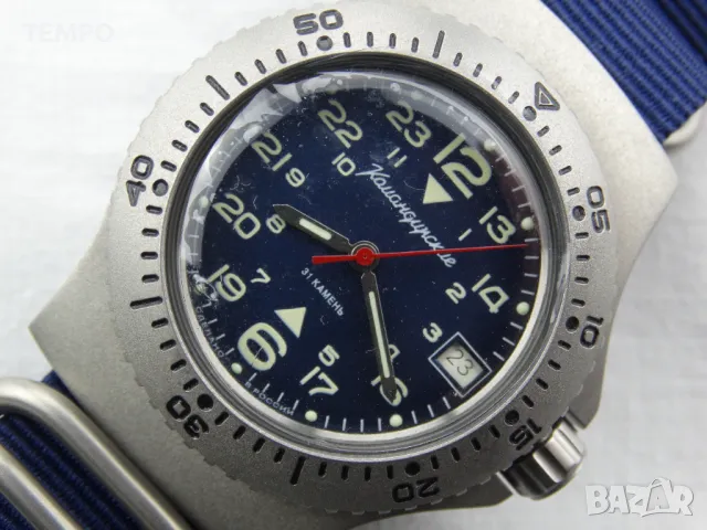 ВОСТОК КОМАНДИРСКИЕ АВТОМАТИЧЕН  ref: 280990 "Ратник", снимка 10 - Мъжки - 47886491