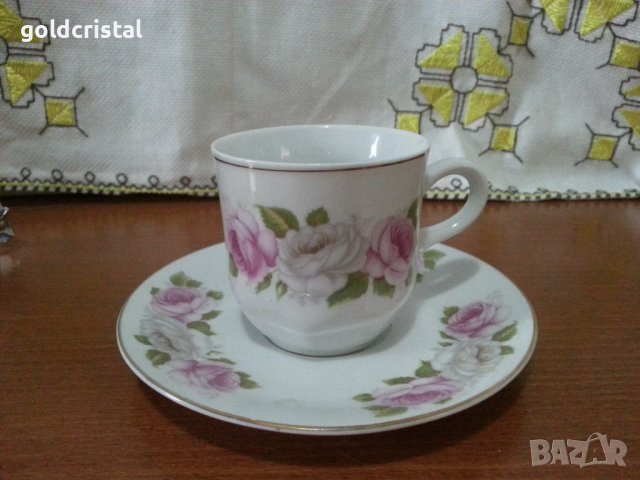 Сет за кафе стар порцелан 