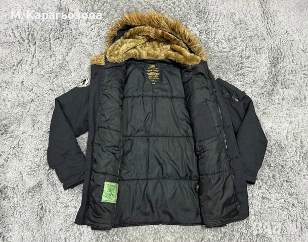 Мъжко яке Alpha Industries Polar Parka, Размер M, снимка 4 - Якета - 53650843