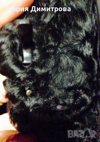 Скъпо модерно палто Астраган Swakara, снимка 6 - Палта, манта - 39069002