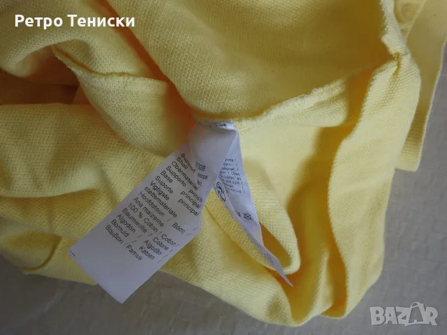 Тениска • Short Sleeve #100 • Lacoste • жълто • Мъже, снимка 5 - Тениски - 56313067