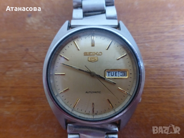 Мъжки ръчен часовник Сейко Seiko 5 Automatic, снимка 2 - Мъжки - 52507652
