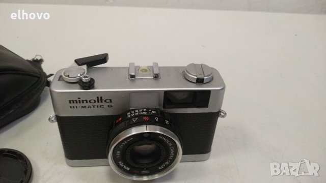 Фотоапарат Minolta HI-MATIC G, снимка 5 - Фотоапарати - 34266335
