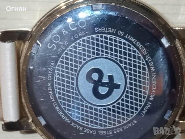 Часовник SO&CO New York, снимка 7 - Дамски - 53358391