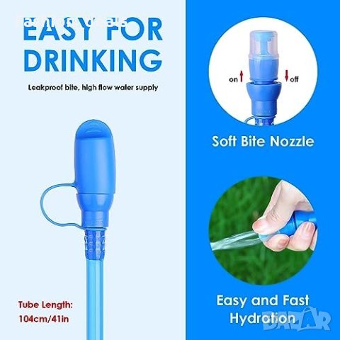 	Нов Резервоар за съхранение вода за хидратация 1 литър Туризъм Бягане Хидратиращ мехур, снимка 3 - Други стоки за дома - 42505402