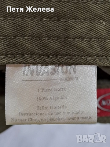 Шапка козирка LOS CABOS -MEXICO(оргинална),, INVASION", снимка 5 - Шапки - 51553677