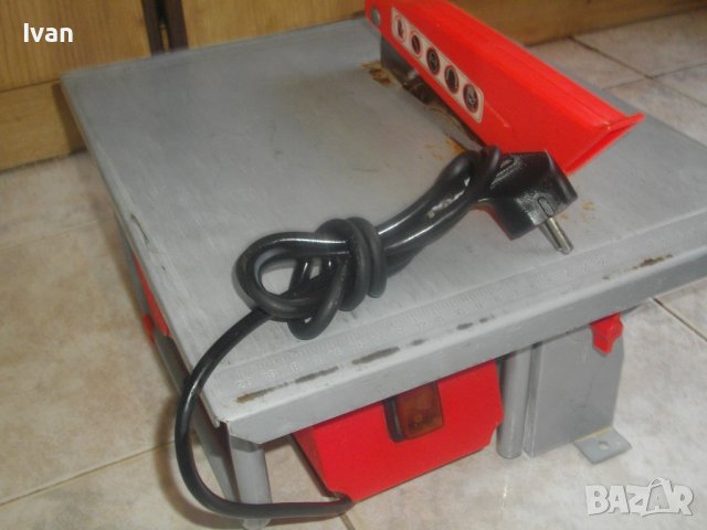 600W/ф150мм-Немска Професионална Ел.Машина Рязане Плочи/Плочки до 23 мм-Почти Нова-T.I.P. Tipcut 150