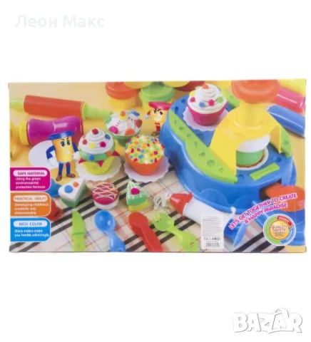 Моделин пластелин с машина за торта комплект 53см , снимка 3 - Пластелини, моделини и пясъци - 48262348