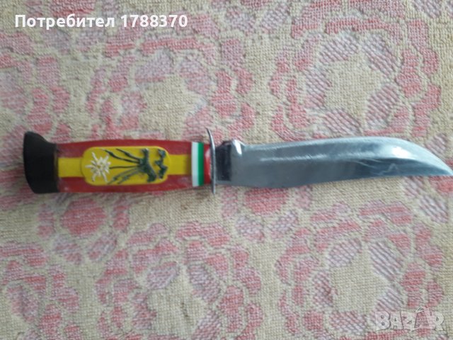 Нож вмз  сопот еделвайс роза, снимка 3 - Ножове - 41285640