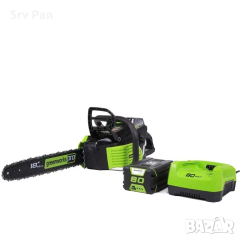 GreenWorks 80V Акумулаторна Резачка GD80CS50 с 2 батерии
