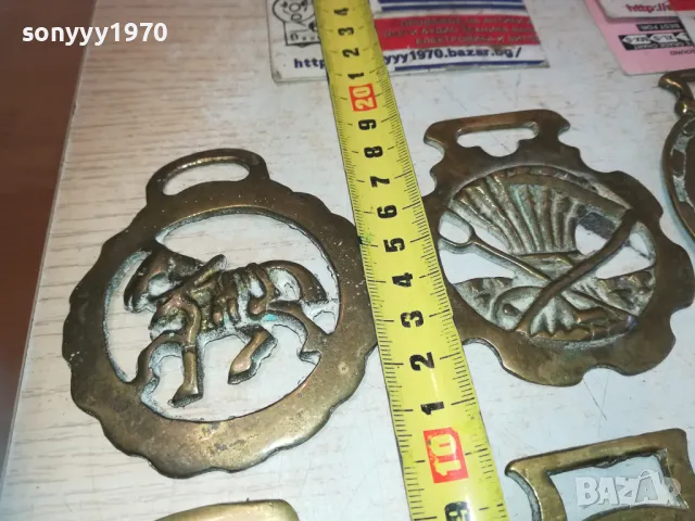 МЕД МЕСИНГОВИ ФИГУРИ ЕЛЕМЕНТИ 25ЛВ ЗА БРОЙ 0511240936, снимка 7 - Антикварни и старинни предмети - 47845420