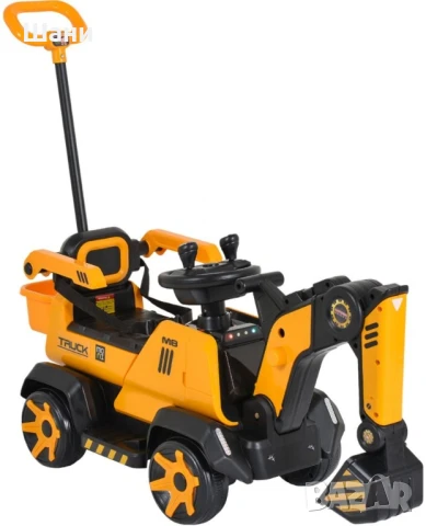 Акумулаторен детски багер Moni - Bumblebee, снимка 2 - Детски велосипеди, триколки и коли - 50916776