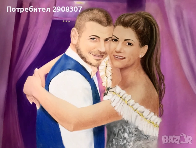 Семеен портрет по поръчка Свети Валентин