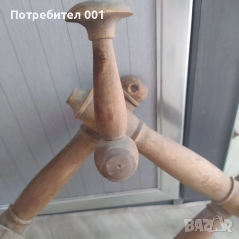 Стара дървена закачалка, снимка 6 - Закачалки - 52226041