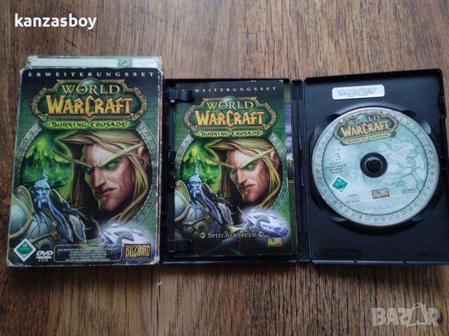 world of warcraft the burning crusade dvd rom - видео игра 3 диска в комплекта , снимка 5 - Игри за PC - 41486833