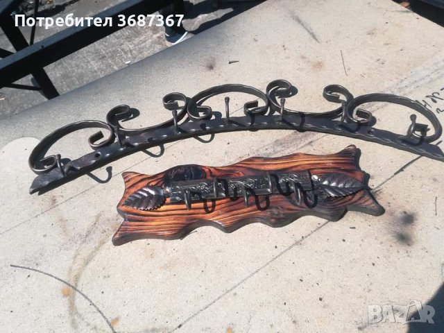 Закачалки , стойки за обувки и портманта от ковано желязо, снимка 11 - Закачалки - 40262537