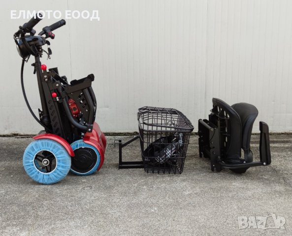 Електрическа четириколка сгъваема с голяма удобна седалка TTX-2W, снимка 12 - Мотоциклети и мототехника - 41844418