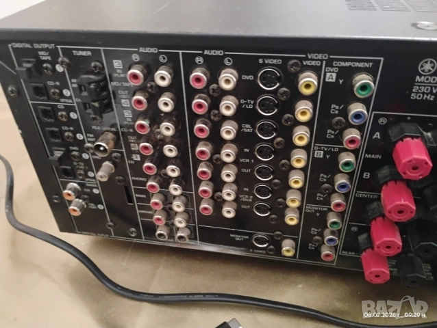 Yamaha rx-v800rds - мощен 6.1 канален ресийвър с phono вход + дистанционно Yamaha., снимка 11 - Ресийвъри, усилватели, смесителни пултове - 53584670