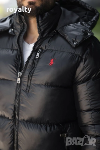 U.S. Polo Ralph Lauren Черно Зимно Мъжко Яке , снимка 3 - Якета - 52670124
