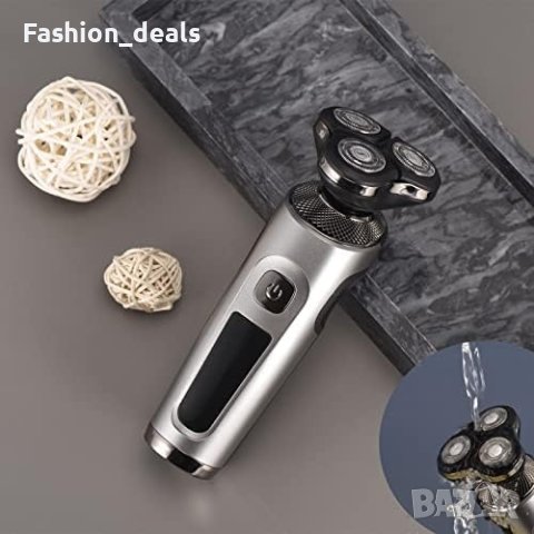 Нова Електрически самобръсначки за мъже/LCD дисплей/ Подарък Приятел Баща, снимка 2 - Електрически самобръсначки - 41264333