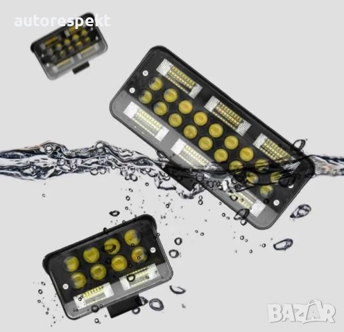 Диоден халоген с къси и дълги светлини - 12 / 24V - 199W, снимка 2 - Аксесоари и консумативи - 50890067