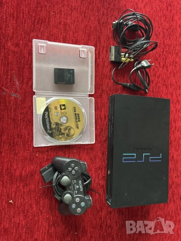 PlayStation 2 fat Перфектен + FIFA 2002