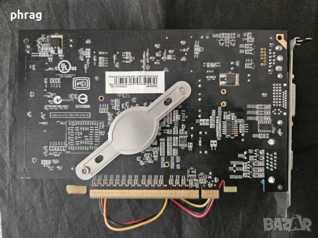 Видеокарта GeForce GF6600LE PCIE 128MB DDR 128-bit 8x TVOUT DVI, снимка 2 - Видеокарти - 50325003
