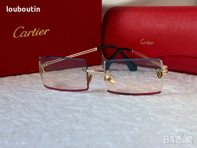 Cartier висок клас прозрачни слънчеви очила Мъжки Дамски слънчеви, снимка 5 - Слънчеви и диоптрични очила - 39140229