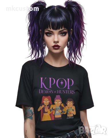 Kpop Demon Hunters тениски и суичъри, снимка 11 - Детски тениски и потници - 51822285