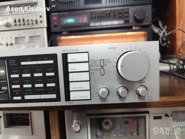 onkyo tx-7420, снимка 3 - Ресийвъри, усилватели, смесителни пултове - 51863950