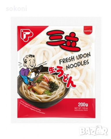 Samlip Fresh Udon Noodles / Самлип Пресни Удон Нудъли 200гр , снимка 1 - Други - 36296507