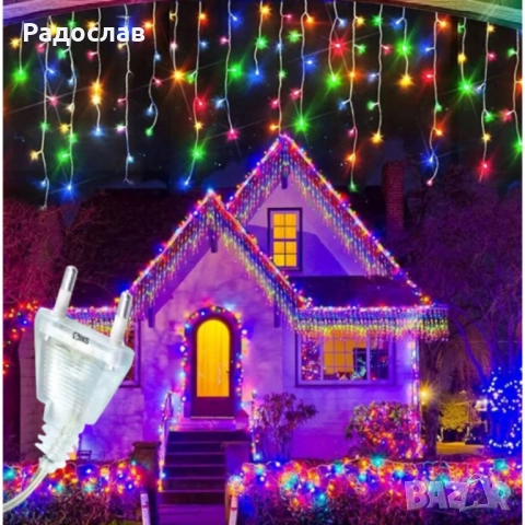 Коледна украса LED ресни , снимка 5 - Декорация за дома - 52344862