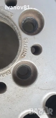 2 броя оригинални алуминиеви джанти за бмв e9 e12 e23 е28 14 5x120 6j et22  1125698, снимка 5 - Гуми и джанти - 47573520