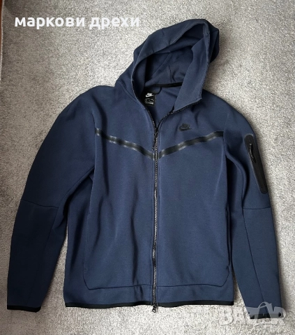 NIKE Tech СУИТЧЪР СЪС ЗАКОПЧАВАНЕ С КАЧУЛКА L, снимка 4 - Спортни дрехи, екипи - 52725259