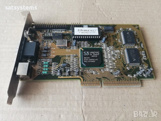 Видео карта S3 Super Virge/GX2 Flagpoint CVXA-30A 4MB AGP, снимка 5 - Видеокарти - 41479228