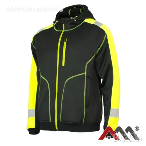 Суичър CLASSWORK черен/жълт