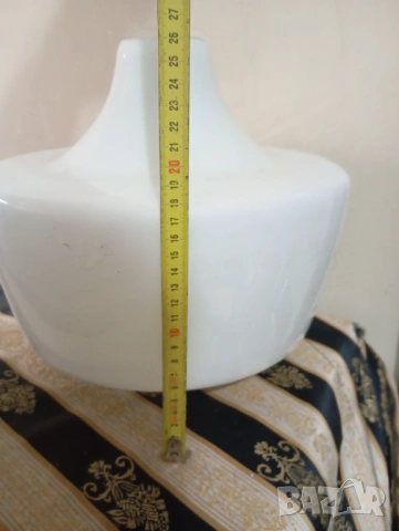 Стъклен абажур за пилилей, снимка 2 - Полилеи - 53833116