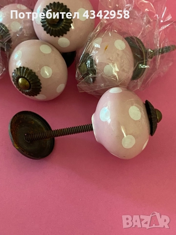  Керамични дръжки за мебели. Различни видове., снимка 4 - Декорация за дома - 52934692