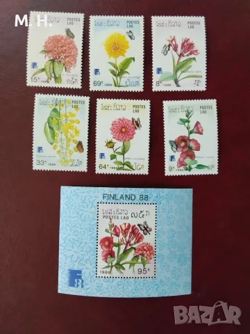 Пощенски марки Лаос 1988