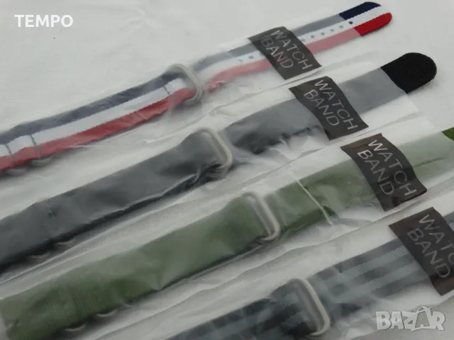 КАИШКА ZULU ЧЕРНА- 20мм + ПОДАРЪК, снимка 3 - Каишки за часовници - 44479478