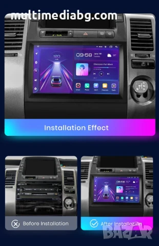 Toyota Prius 2002 - 2009 Мултимедия Навигация Android, снимка 2 - Аксесоари и консумативи - 51114957