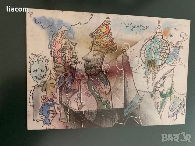 ПЕТЪР ЧУКЛЕВ смесена техника, снимка 3 - Картини - 33777265